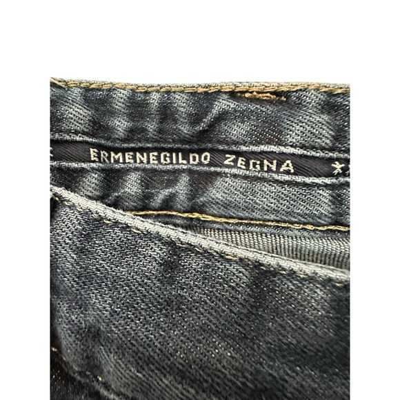 ERMENEGILDO ZEGNA Jeans Mens 42X30 Straight Leg Blue Denim Preppy Casual #MN15-5 - Picture 3 of 13